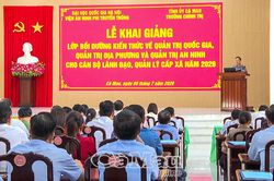 Bồi dưỡng năng lực quản trị hiện đại cho cán bộ cấp xã