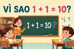 Thử thách Toán học: Vì sao 1 + 1 = 10?