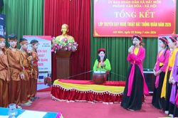 Hát Môn giữ nhịp Trống quân