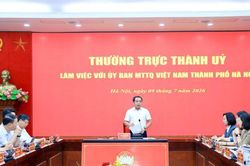 Bí thư Thành ủy Hà Nội Trần Đức Thắng: Xây dựng hệ thống Mặt trận Thủ đô thực sự vững mạnh, gần dân, sát dân, vì nhân dân