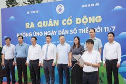 Hà Nội mít tinh kỷ niệm Ngày Dân số Thế giới 11-7
