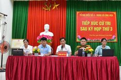 Cử tri xã Ứng Hòa kiến nghị tháo gỡ vướng mắc trong quản lý đất đai