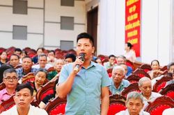 Xã Quang Minh tăng cường đối thoại, lắng nghe ý kiến cử tri