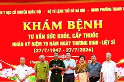 Phường Thanh Liệt khám bệnh tri ân người có công