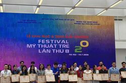 Festival Mỹ thuật trẻ lần thứ 8 vinh danh 31 tác phẩm xuất sắc của nghệ sĩ trẻ Việt Nam
