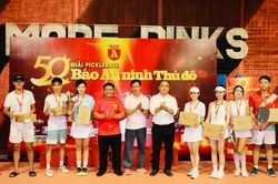 Toàn cảnh lễ trao giải Pickleball 50 năm An ninh Thủ đô xuất bản số đầu tiên