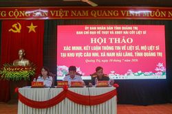 Quảng Trị: Tổ chức hội thảo x&aacute;c minh th&ocirc;ng tin mộ liệt sĩ tại C&acirc;u Nhi