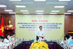 Hải Ph&ograve;ng: Đề xuất nhiều giải ph&aacute;p đổi mới phương thức hoạt động của MTTQ v&agrave; c&aacute;c tổ chức ch&iacute;nh trị - x&atilde; hội