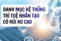 Infographic: Danh mục hệ thống tr&iacute; tuệ nh&acirc;n tạo c&oacute; rủi ro cao