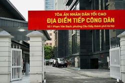 T&ograve;a &aacute;n nh&acirc;n d&acirc;n tối cao chuyển địa điểm tiếp c&ocirc;ng d&acirc;n từ ng&agrave;y 13/7