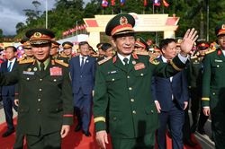 [Ảnh] Giao lưu Hữu nghị quốc phòng biên giới Việt Nam–Lào lần thứ 3: Nhiều hoạt động ý nghĩa trên quê hương Bác Hồ