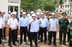 Vượt kh&oacute;, bảo đảm ho&agrave;n th&agrave;nh, đưa ng&ocirc;i trường li&ecirc;n cấp ở Y&ecirc;n Khương v&agrave;o sử dụng
