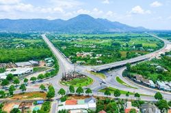 [Ảnh] Diện mạo đường cao tốc kết nối cao tốc Bi&ecirc;n H&ograve;a-Vũng T&agrave;u với đ&ocirc; thị biển Th&agrave;nh phố Hồ Ch&iacute; Minh sau hơn 1 năm thi c&ocirc;ng
