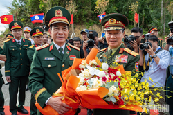 Giao lưu hữu nghị quốc ph&ograve;ng bi&ecirc;n giới Việt Nam - L&agrave;o lần thứ 3 bắt đầu c&aacute;c hoạt động tại tỉnh Nghệ An