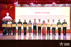 Quảng Ninh: Nâng cao chất lượng lực lượng dân quân tự vệ ở phường Quảng Yên