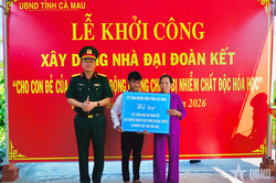 C&agrave; Mau: Khởi c&ocirc;ng x&acirc;y dựng nh&agrave; đại đo&agrave;n kết