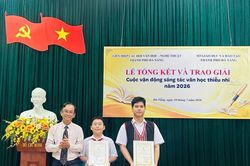 Trao 41 giải thưởng Cuộc vận động sáng tác văn học thiếu nhi thành phố Đà Nẵng năm 2026