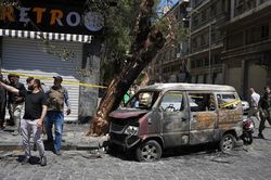 Syria bắt nghi phạm trong vụ đánh bom ở Damascus
