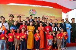 Khởi công trường mầm non nơi biên giới Việt Nam - Lào