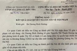 H&agrave; Nội: Phục hồi điều tra vụ ph&oacute; trưởng ph&ograve;ng bị tố lạm dụng t&iacute;n nhiệm chiếm đoạt t&agrave;i sản