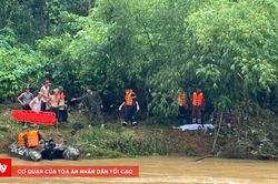T&igrave;m thấy thi thể ch&aacute;u b&eacute; bị nước cuốn tr&ocirc;i tại x&atilde; Ph&uacute; Đ&igrave;nh