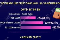 Hành khách có thể được bồi thường 165 USD khi chuyến bay bị chậm, hủy