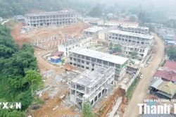 Tổ chức c&ocirc;ng khoa học đưa c&ocirc;ng tr&igrave;nh trường nội tr&uacute; li&ecirc;n cấp về đ&iacute;ch đ&uacute;ng tiến độ