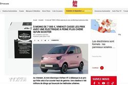 Xe điện Việt Nam gây chú ý trên báo Pháp