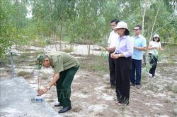 Khoanh vùng khu vực nghi có hố chôn liệt sĩ tại di tích Cấm An Sơn