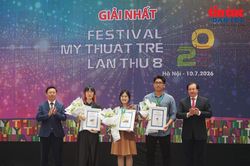 Giải thưởng Festival Mỹ thuật trẻ lần thứ 8: Giới thiệu những sáng tạo xuất sắc của nghệ sĩ trẻ