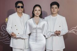 Gia đình Thanh Thúy và Đức Thịnh chiếm spotlight với trang phục 'ton sur ton'