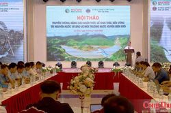 Bảo vệ tài nguyên nước xuyên biên giới từ nâng cao nhận thức