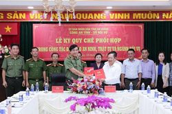 Công an tỉnh và Sở Nội vụ ký kết quy chế phối hợp trong công tác bảo đảm an ninh, trật tự và ngành nội vụ