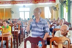 Long Điền đối thoại với dân, tập trung giải quyết kiến nghị từ cơ sở
