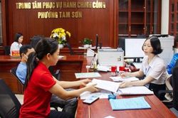 Phường Tam Sơn: Lấy người d&acirc;n l&agrave; trung t&acirc;m phục vụ