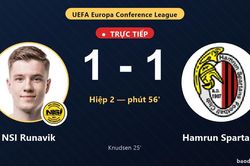 TRỰC TIẾPTrực tiếp NSI Runavik vs Hamrun Spartans: Hamrun Spartans gỡ h&ograve;a 1-1