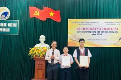 Trao 41 giải thưởng Cuộc vận động sáng tác văn học thiếu nhi thành phố Đà Nẵng năm 2026