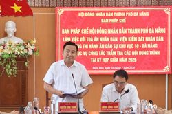 Khảo sát công tác phối hợp giữa các cơ quan tư pháp khu vực 10 với chính quyền địa phương