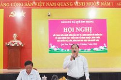 Lãnh đạo xã Quế Sơn Trung đối thoại với người dân về phát triển kinh tế nông nghiệp
