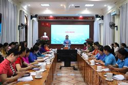 Hội nghị Ban Chấp h&agrave;nh Hội LHPN tỉnh lần thứ 2 (mở rộng) kh&oacute;a XIII