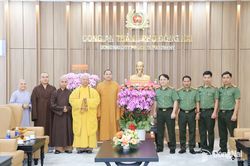 Ban Trị sự Giáo hội Phật giáo Việt Nam thành phố Đồng Nai chúc mừng lực lượng An ninh nhân dân