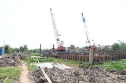 Bảo đảm an toàn công trường trong mùa mưa, bão