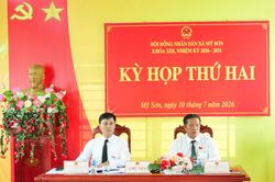 Kỳ họp thứ hai HĐND xã Mỹ Sơn khóa XIII
