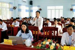 Kỳ họp thứ 2, HĐND x&atilde; Ninh Hải kh&oacute;a II