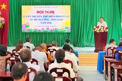 Phường Cam Linh tổ chức tuy&ecirc;n truyền ph&aacute;p luật về t&iacute;n ngưỡng, t&ocirc;n gi&aacute;o