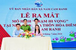 X&atilde; Nam Cam Ranh ra mắt m&ocirc; h&igrave;nh 'Trạm hy vọng'