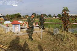 Tổ chức cất bốc, quy tập 3 hài cốt liệt sĩ về Nghĩa trang liệt sĩ Ninh Hòa - Vạn Ninh