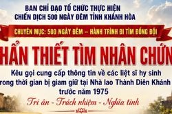 [Infographic] Chiến dịch 500 ng&agrave;y đ&ecirc;m tỉnh Kh&aacute;nh H&ograve;a: Khẩn thiết t&igrave;m nh&acirc;n chứng