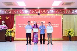 UBND phường Đông Kinh tổng kết thực hiện một số luật về quốc phòng, quân sự
