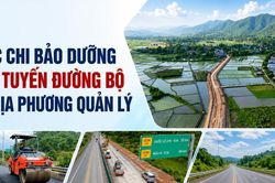 Mức chi bảo dưỡng các tuyến đường bộ do địa phương quản lý